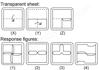 paper folding and cutting concepts, paper cutting question and answers, paper folding question and answers, paper cutting, paper folding, paper cutting detailed solutions and explanations, paper folding detailed solutions and explanations